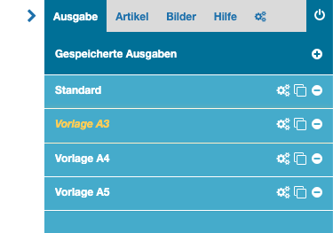 Morgenpost Steuerung der Software