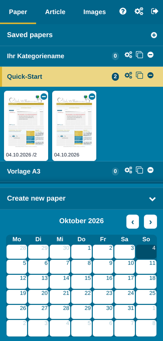 Several editions on one day